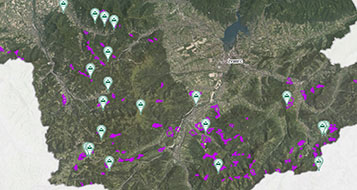 Aplikacja prezentująca mapę terenów wypasowych w województwie śląskim.