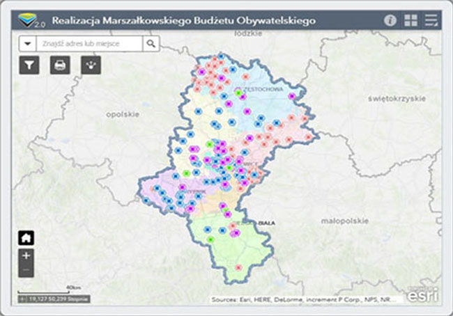 Realizacja Marszałkowskiego Budżetu Obywatelskiego WŚL